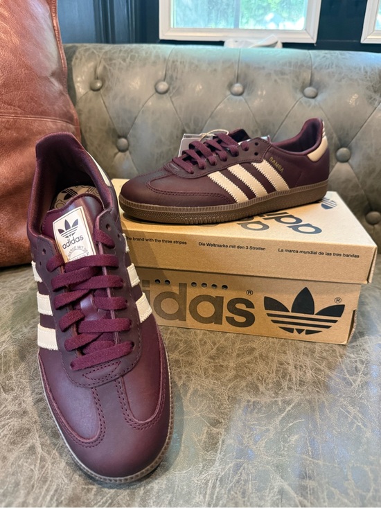 adidas Shoes - adidas Samba OG WMNS “Maroon Crystal Sand” IF7004